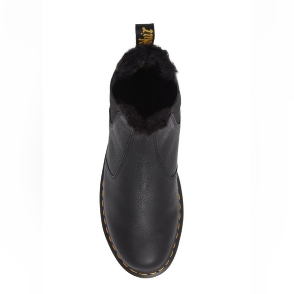 Dr. Martens Faux fur lined ambassador boots in black New in Box main image 6